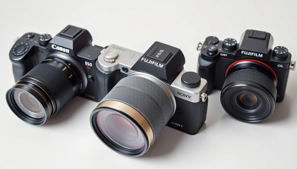 Tiga kamera entry-level yang dibandingkan: Canon EOS R50, Sony ZV-E10, dan Fujifilm X-T30 II, menampilkan ulasan kamera terbaru Tiga kamera entry-level yang dibandingkan: Canon EOS R50, Sony ZV-E10, dan Fujifilm X-T30 II, menampilkan ulasan kamera terbaru